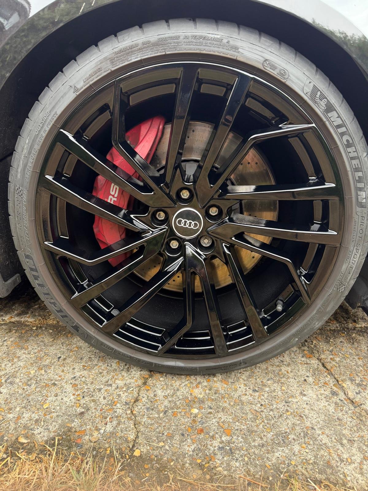 Alloy wheel after full refurbishment and a fresh premium finish